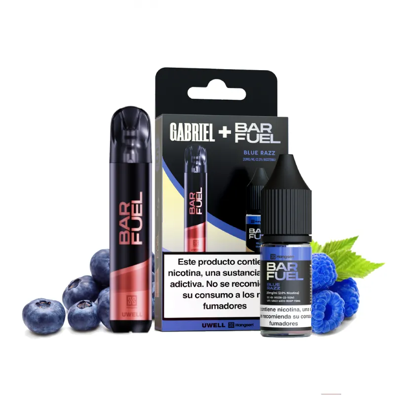 GABRIEL + BAR FUEL Blue Razz (8). | Distribución en España